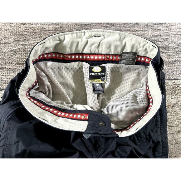 Burton Men’s Snowboard Snow Pants Black XL Waterproof Insulated Winter Ski Gear - Picture 3 of 12